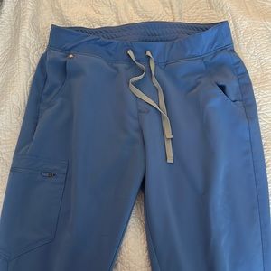 FIGS Women’s Zamora Jogger Scrub Pants - Ceil blue - Large